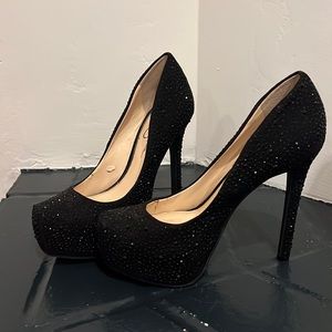 Black studded Jessica Simpson heels
